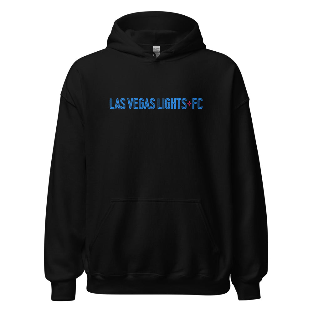 Las Vegas Lights FC Embroidered Wordmark Adult Hoodie