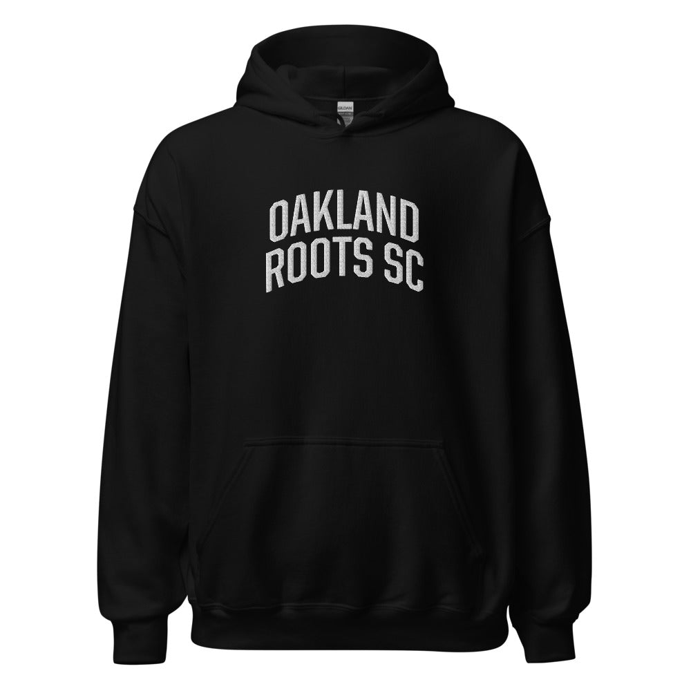 Oakland Roots Wordmark Adult Hoodie Black