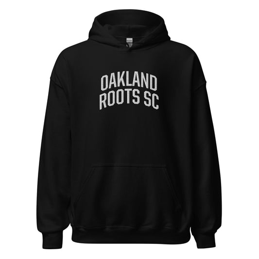 Oakland Roots Wordmark Adult Hoodie Black