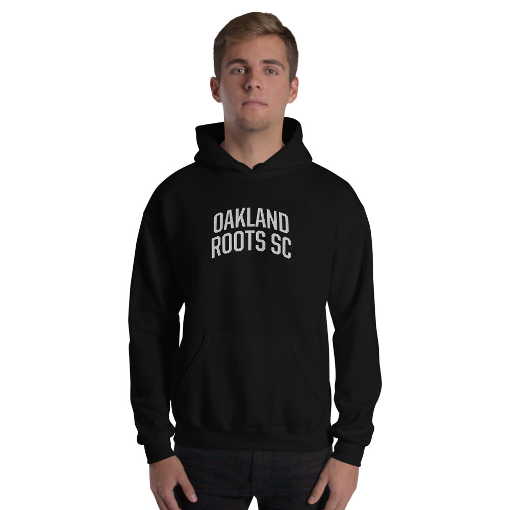 Oakland Roots Embroidered Wordmark Adult Hoodie