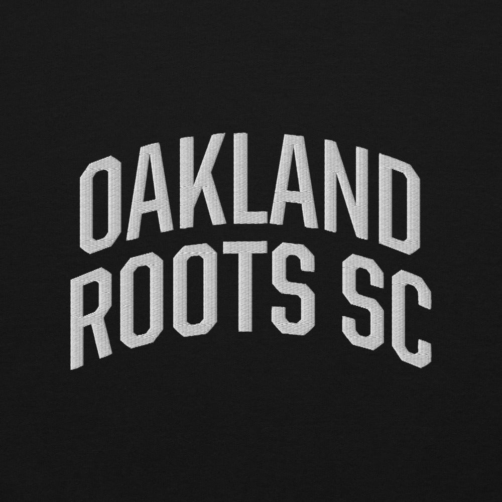 Oakland Roots Embroidered Wordmark Adult Hoodie
