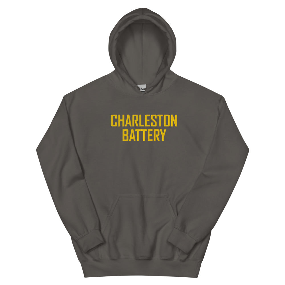 Charleston Battery Embroidered Wordmark Adult Hoodie