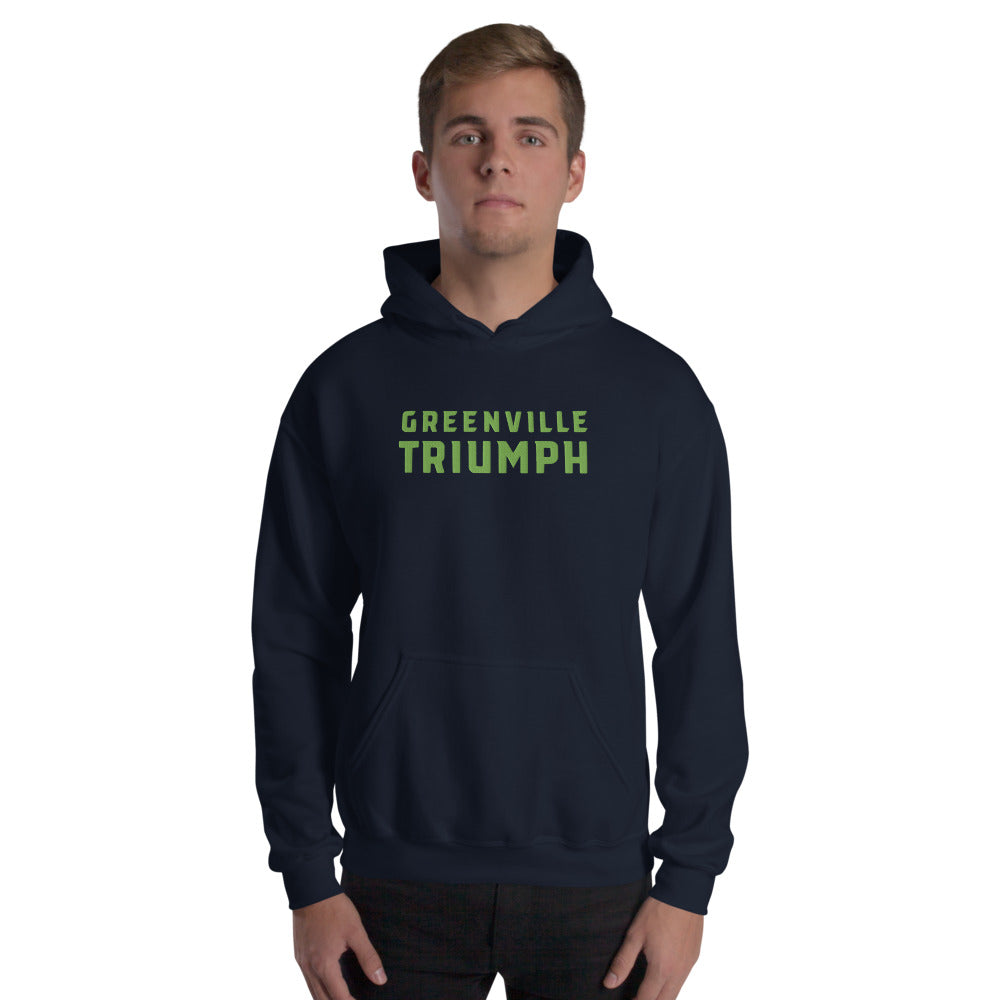 Greenville Triumph SC Embroidered Wordmark Hoodie