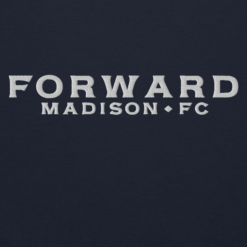 Forward Madison FC Embroidered Wordmark Adult Hoodie