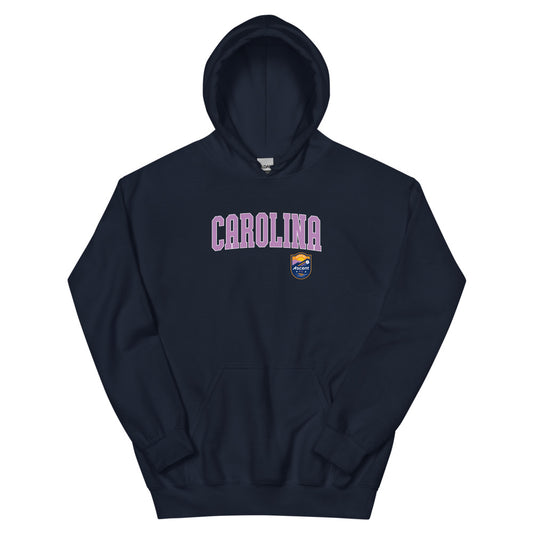 Carolina Ascent FC Embroidered Wordmark Adult Hoodie