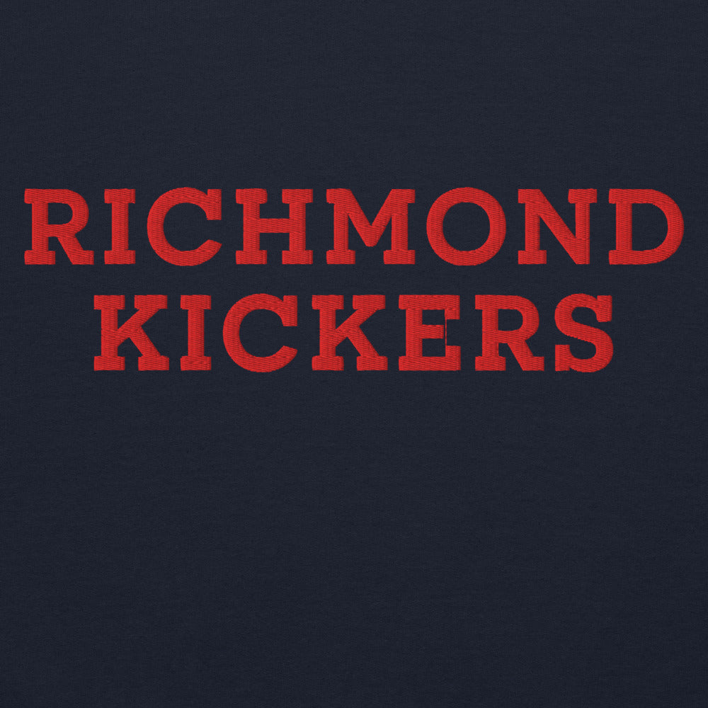 Richmond Kickers Embroidered Wordmark Adult Hoodie