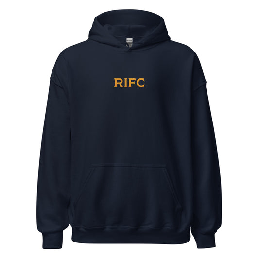 Rhode Island FC Embroidered Wordmark Adult Hoodie Navy