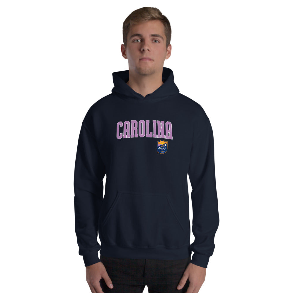 Carolina Ascent FC Wordmark Adult Hoodie