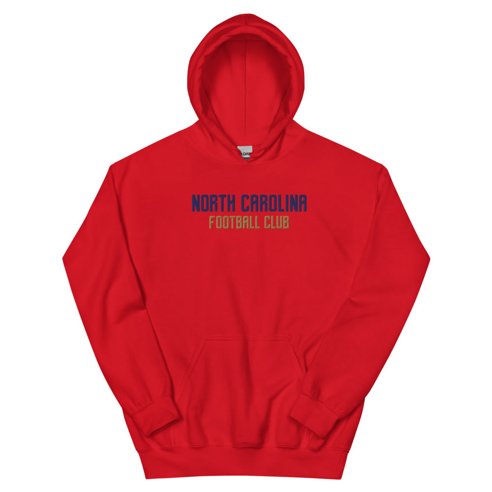 North Carolina FC Embroidered Wordmark Adult Hoodie