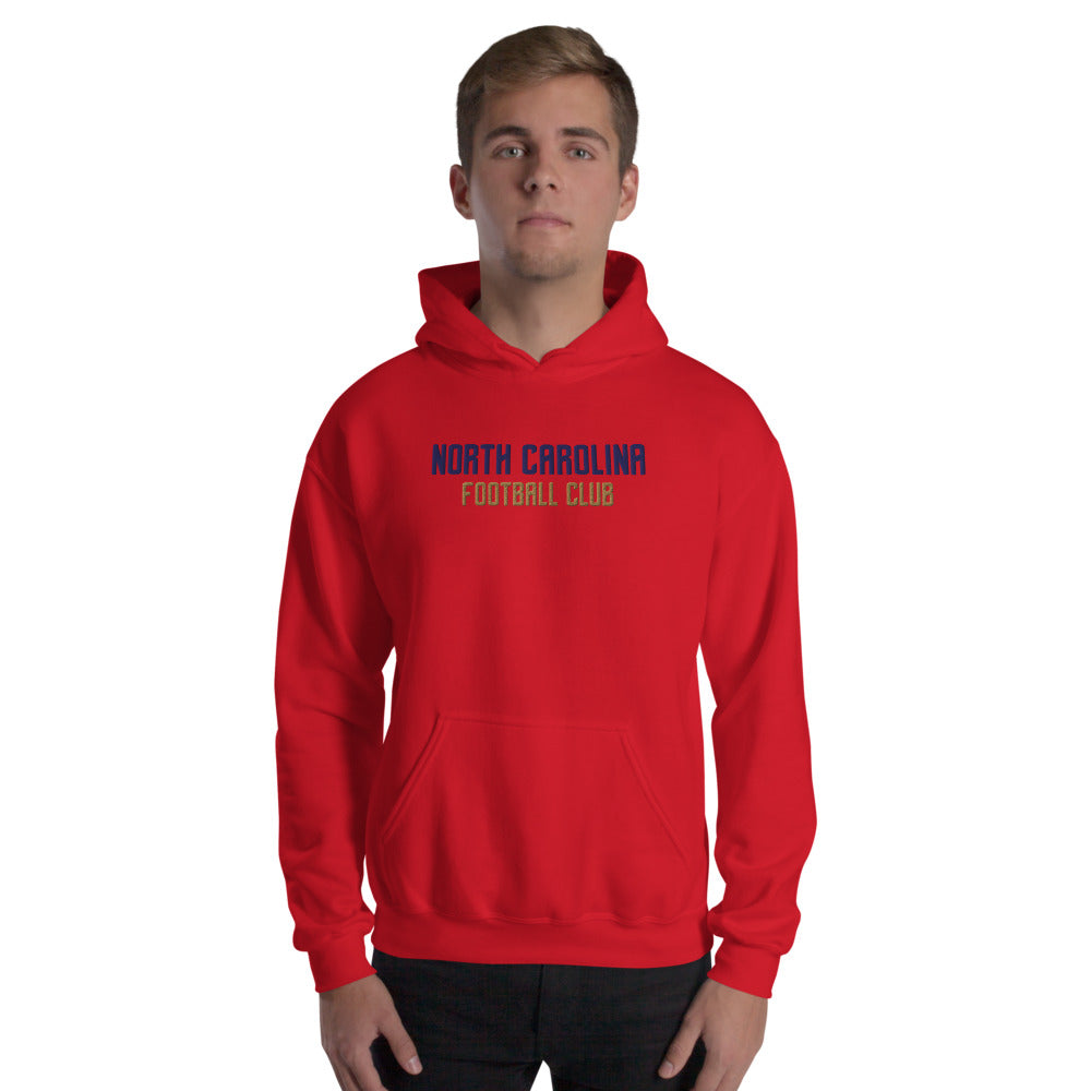 North Carolina FC Embroidered Wordmark Adult Hoodie