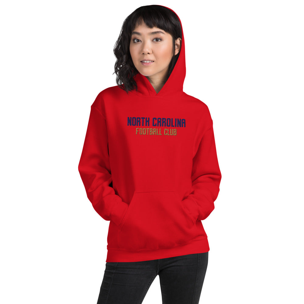 North Carolina FC Embroidered Wordmark Adult Hoodie