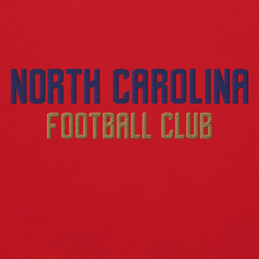 North Carolina FC Embroidered Wordmark Adult Hoodie