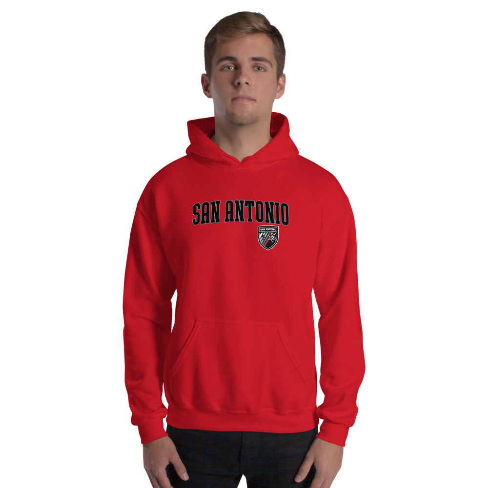 San Antonio FC Embroidered Wordmark Adult Hoodie