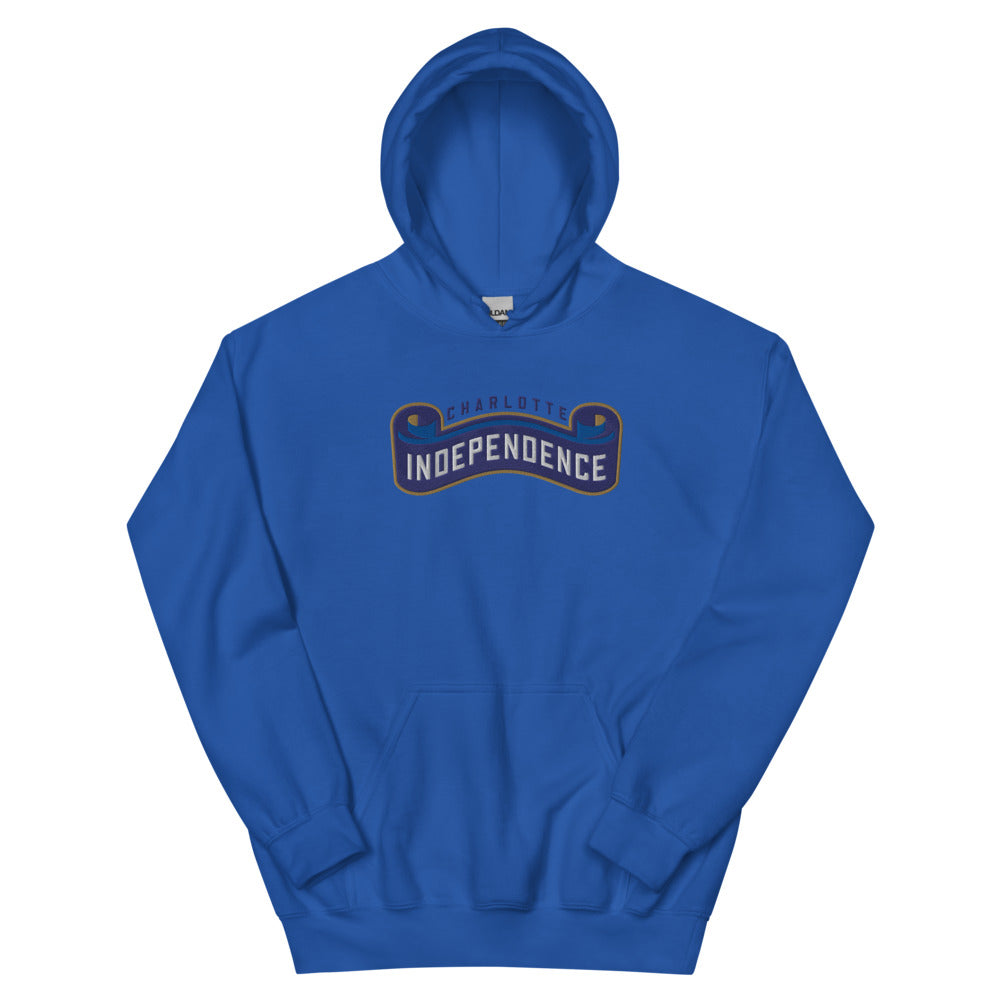 Charlotte Independence Embroidered Wordmark Hooded Sweatshirt