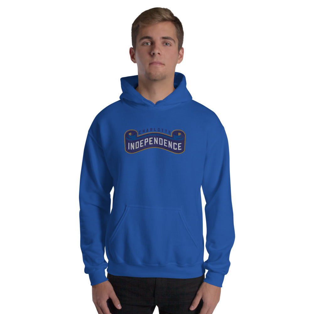 Charlotte Independence Embroidered Wordmark Hooded Sweatshirt