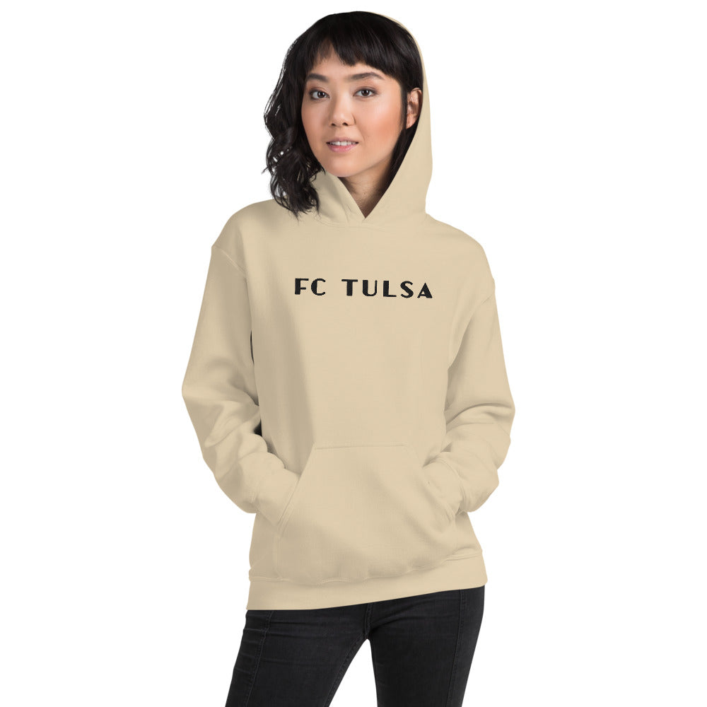 FC Tulsa Embroidered Wordmark Adult Hoodie