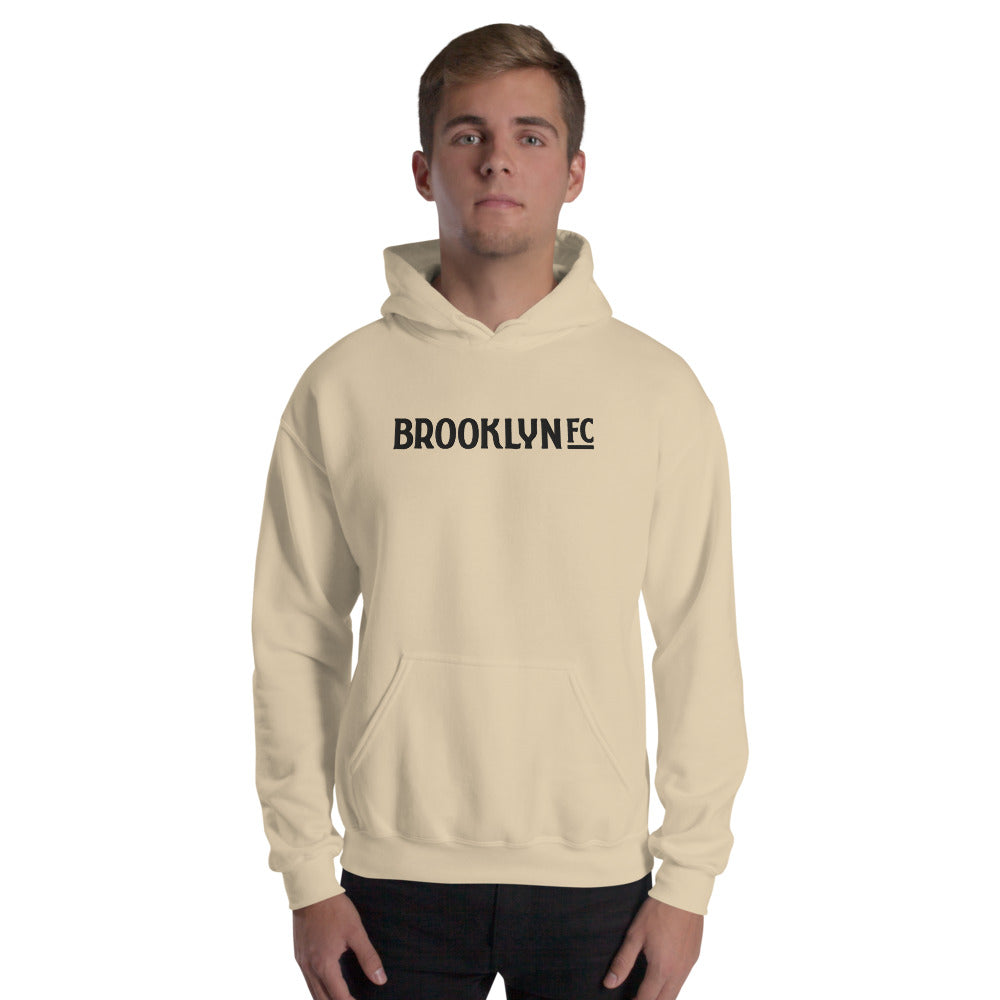 Brooklyn FC Embroidered Wordmark Adult Hoodie