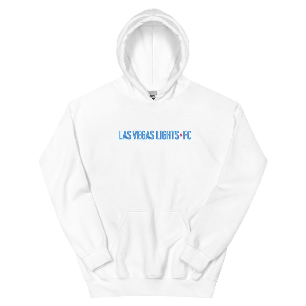 Las Vegas Lights FC Embroidered Wordmark Adult Hoodie