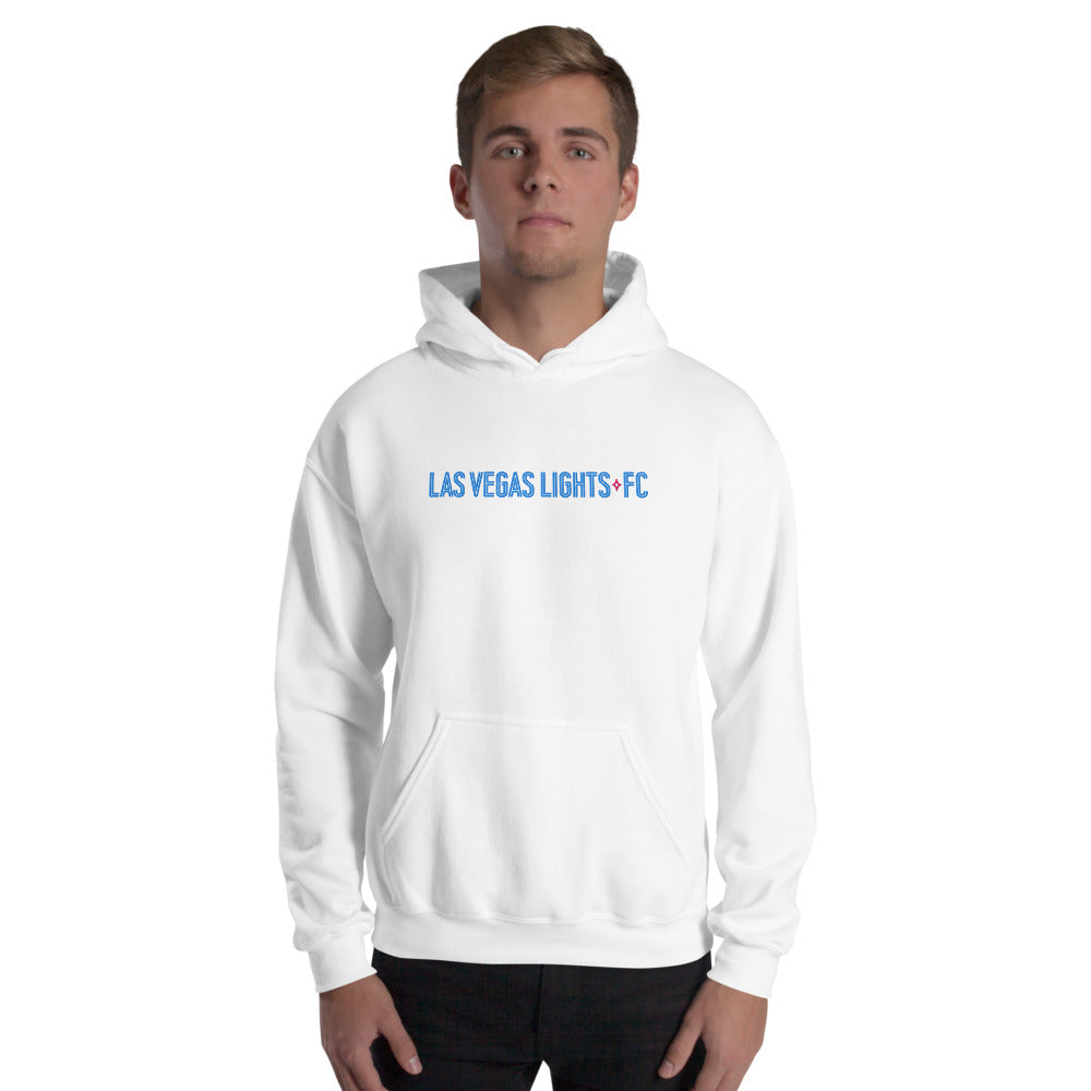 Las Vegas Lights FC Embroidered Wordmark Adult Hoodie