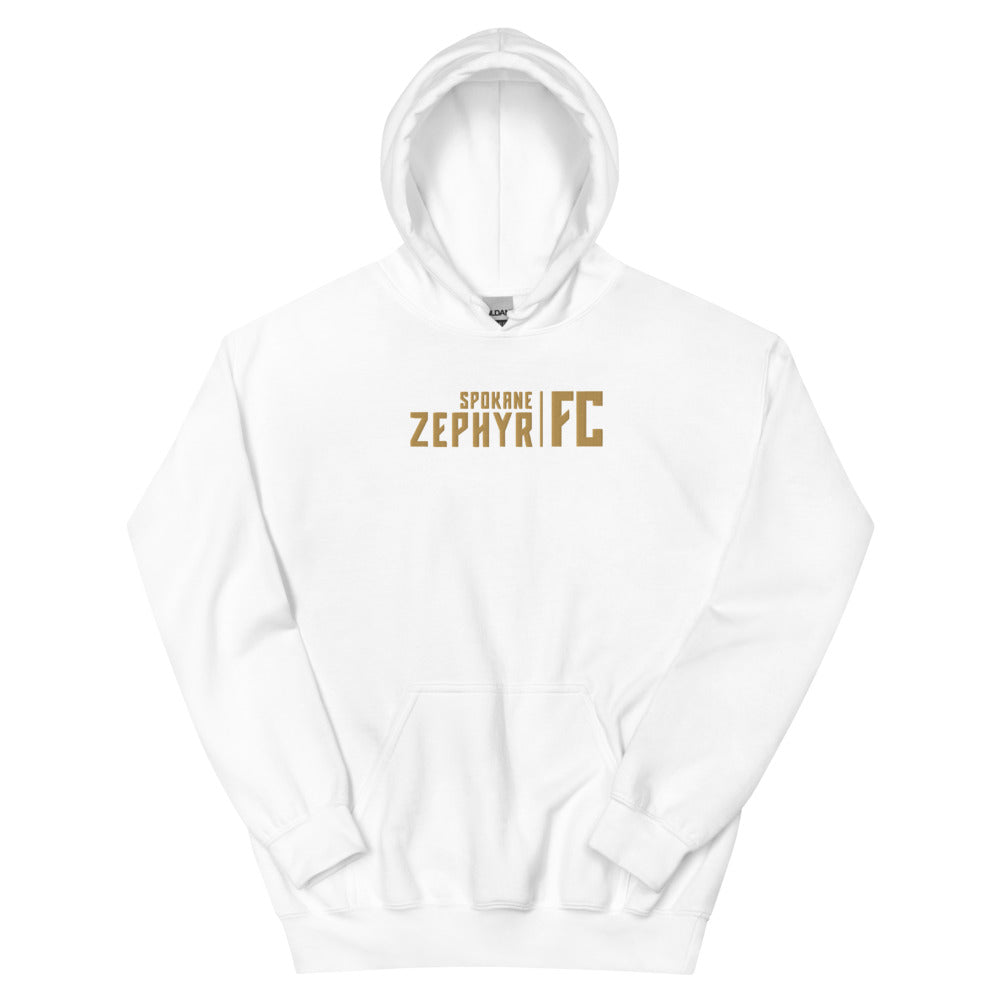 Spokane Zephyr FC Embroidered Wordmark Adult Hoodie