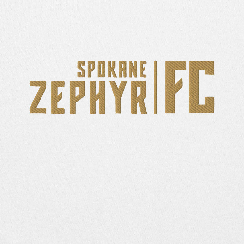 Spokane Zephyr FC Embroidered Wordmark Adult Hoodie