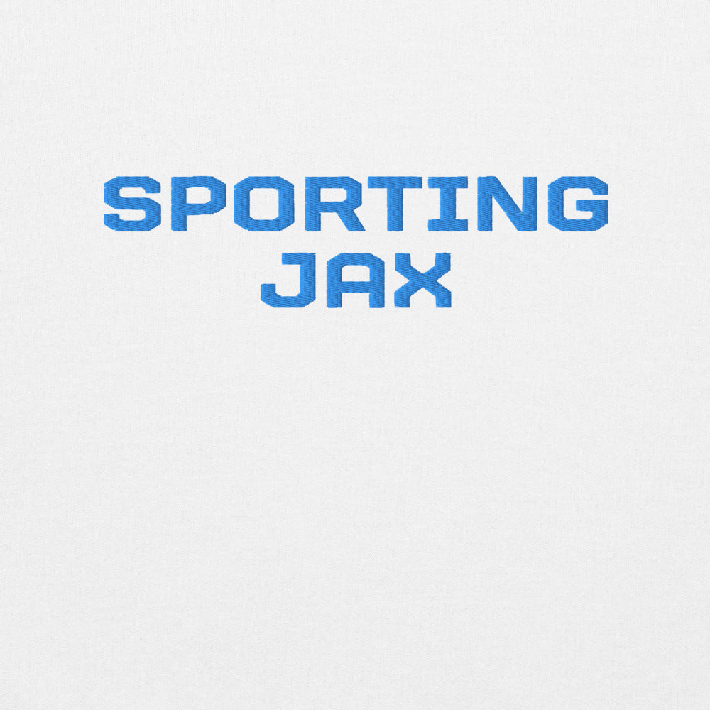 Sporting Jax Embroidered Wordmark Adult Hoodie