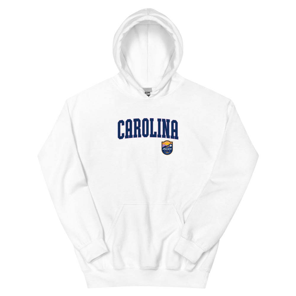 Carolina Ascent FC Embroidered Wordmark Adult Hoodie