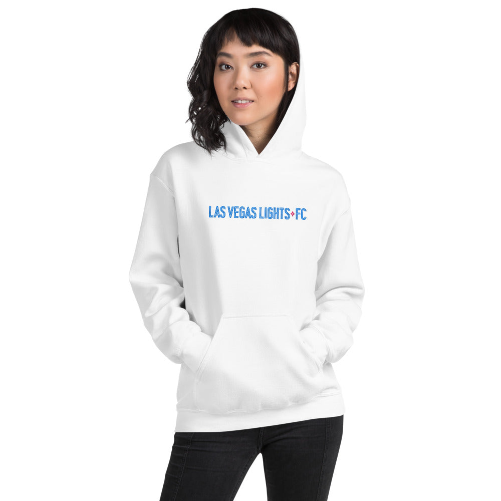 Las Vegas Lights FC Embroidered Wordmark Adult Hoodie