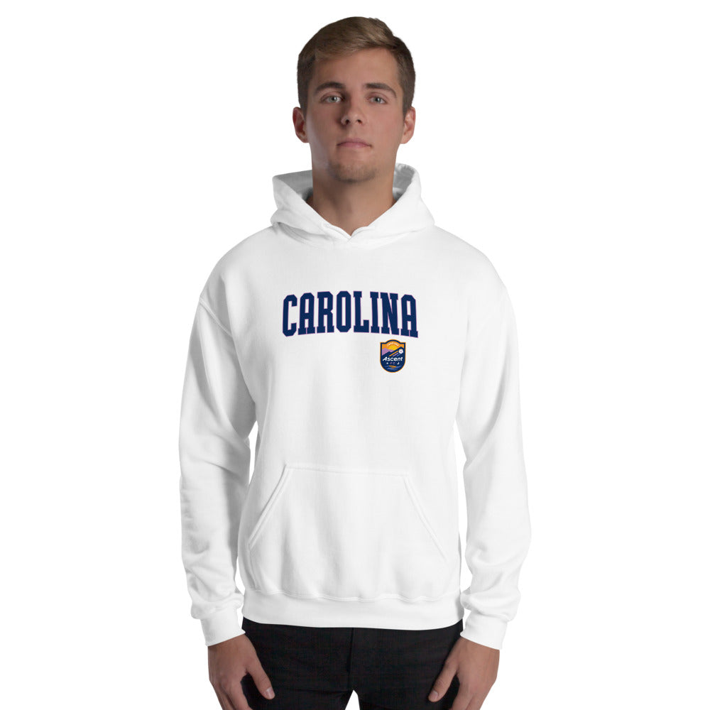 Carolina Ascent FC Wordmark Adult Hoodie
