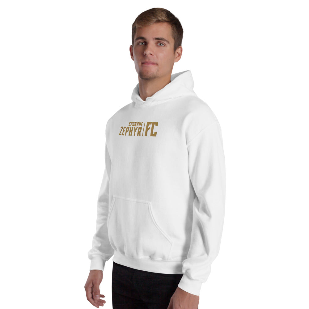 Spokane Zephyr FC Embroidered Wordmark Adult Hoodie