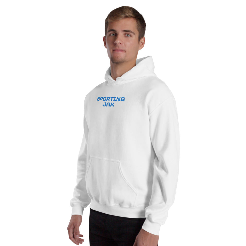 Sporting Jax Embroidered Wordmark Adult Hoodie