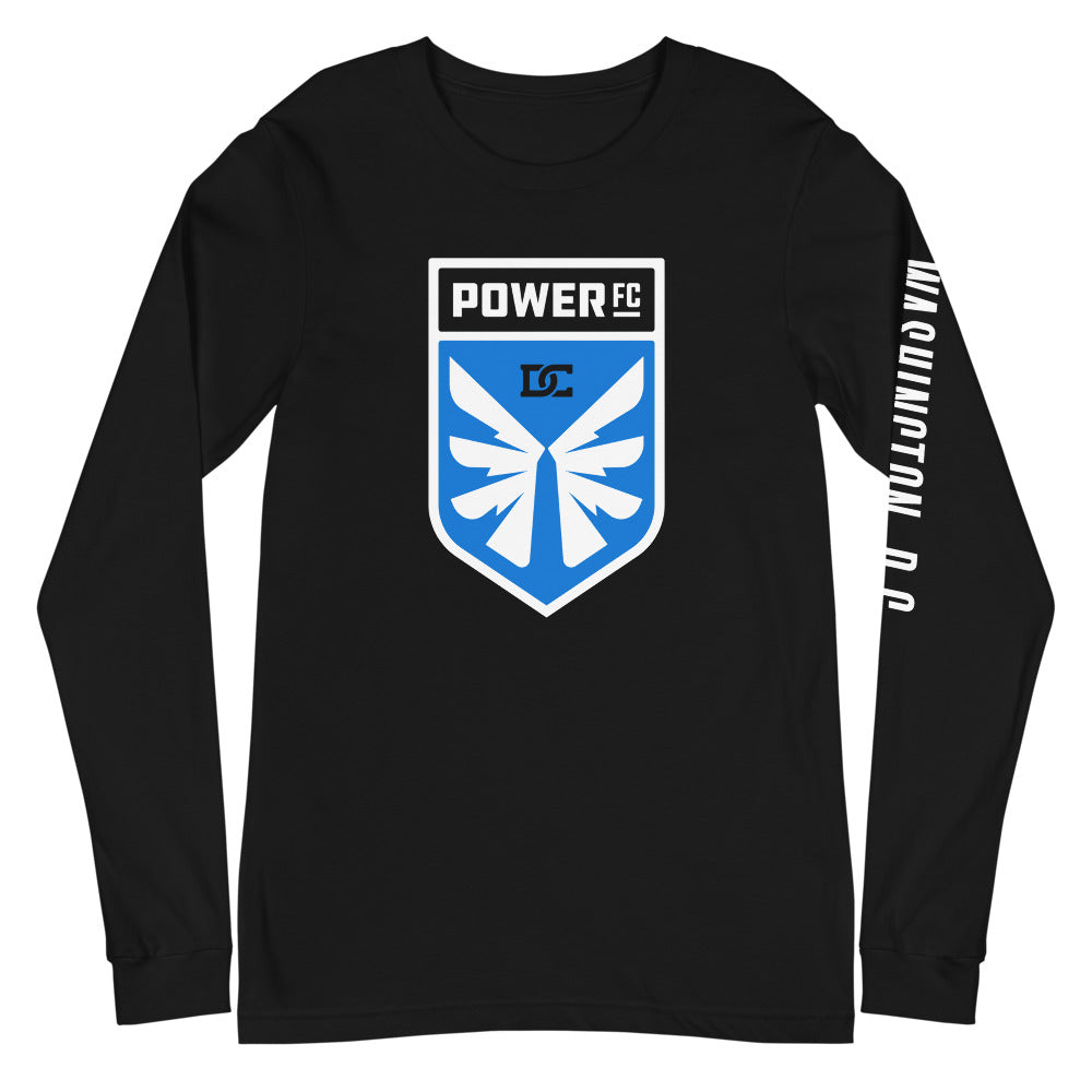 DC Power LC/Sleeve Crest 2-Hit Unisex Long Sleeve T-Shirt