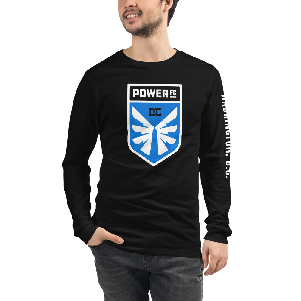 DC Power LC/Sleeve Crest 2-Hit Unisex Long Sleeve T-Shirt