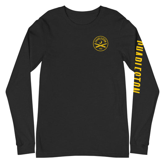 Charleston Battery LC/Sleeve Crest 2-Hit Unisex Long Sleeve T-Shirt