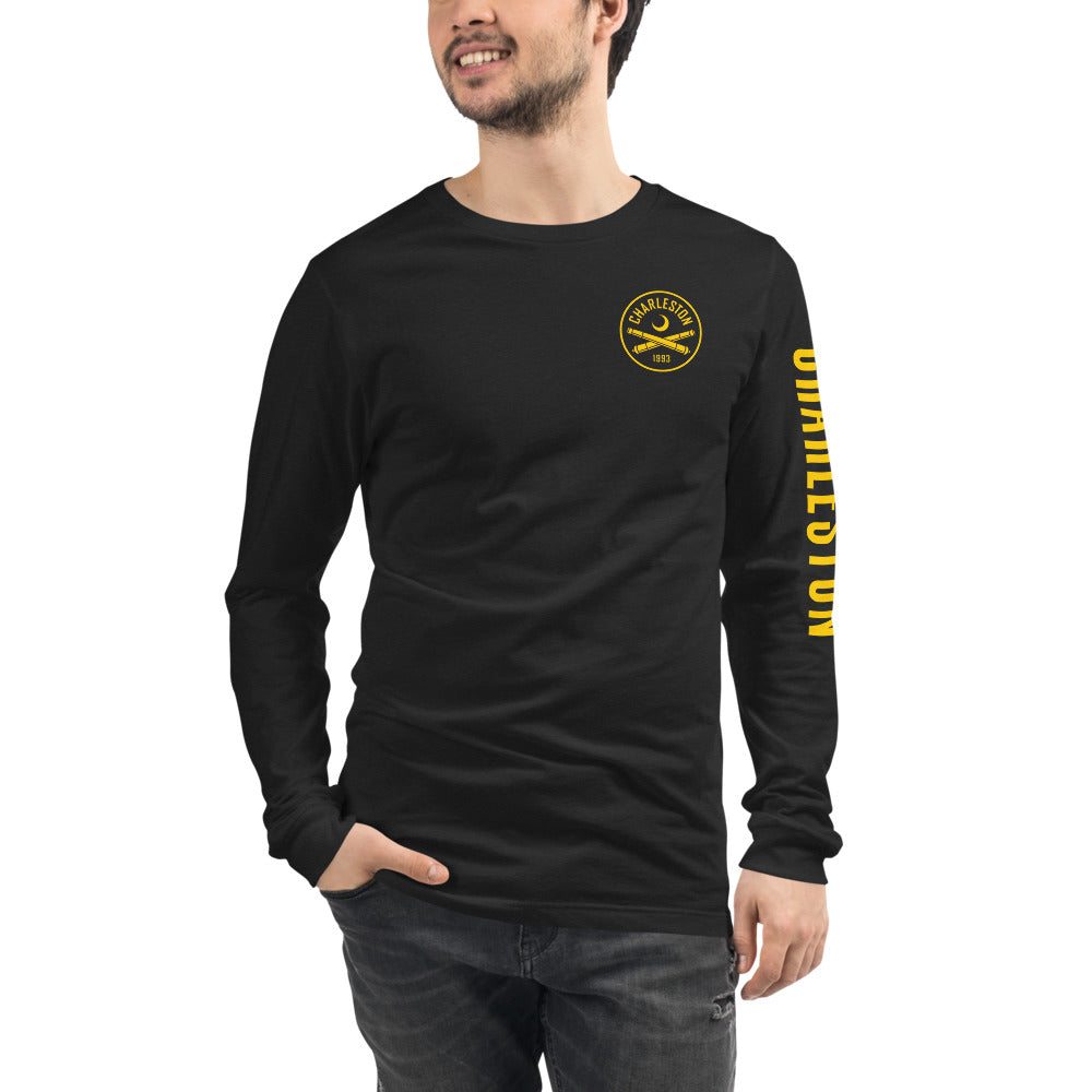 Charleston Battery LC/Sleeve Crest 2-Hit Unisex Long Sleeve T-Shirt