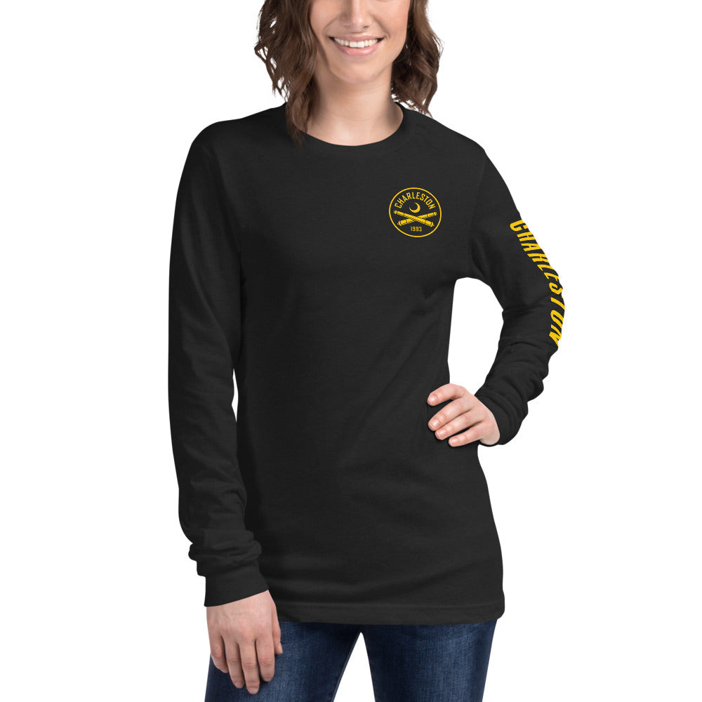 Charleston Battery LC/Sleeve Crest 2-Hit Unisex Long Sleeve T-Shirt