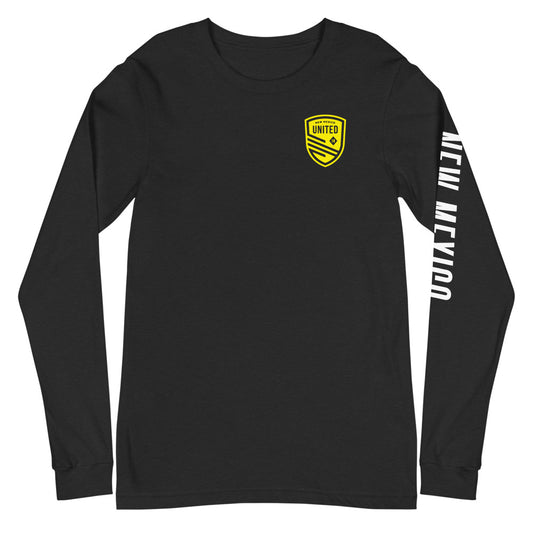 New Mexico United LC/Sleeve Crest 2-Hit Unisex Long Sleeve T-Shirt