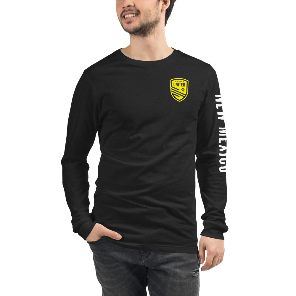 New Mexico United LC/Sleeve Crest 2-Hit Unisex Long Sleeve T-Shirt