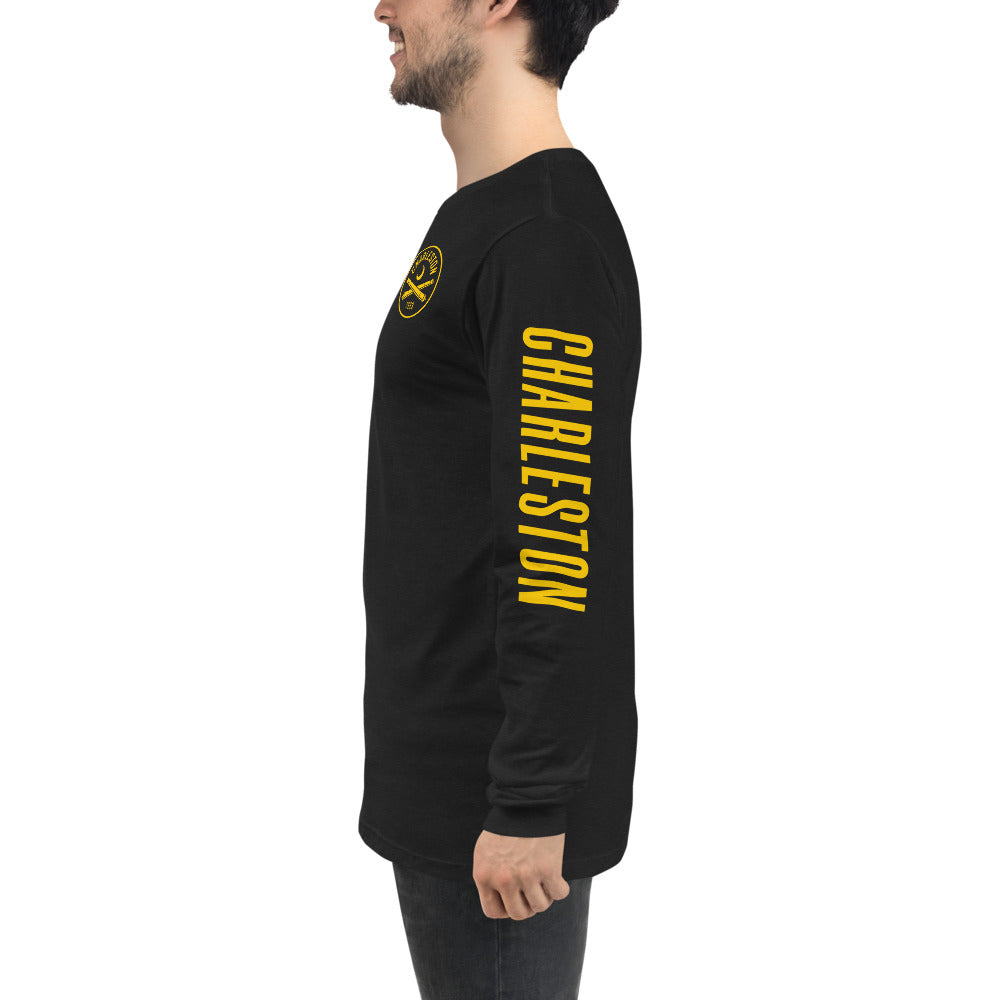 Charleston Battery LC/Sleeve Crest 2-Hit Unisex Long Sleeve T-Shirt