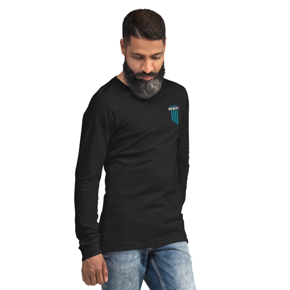 Spokane Velocity FC LC/Sleeve Crest 2-Hit Unisex Long Sleeve T-Shirt