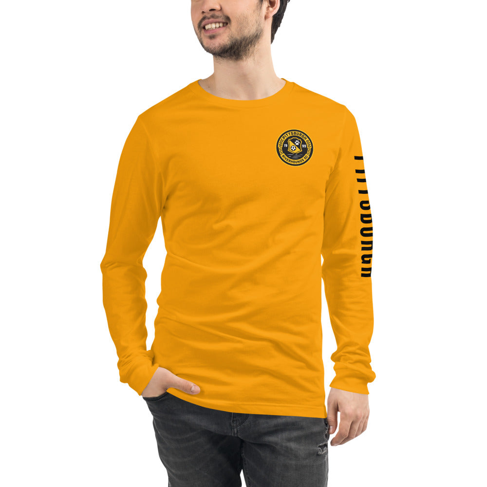 Pittsburgh Riverhounds SC LC/Sleeve Crest 2-Hit Unisex Long Sleeve T-Shirt