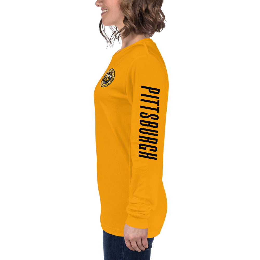 Pittsburgh Riverhounds SC LC/Sleeve Crest 2-Hit Unisex Long Sleeve T-Shirt