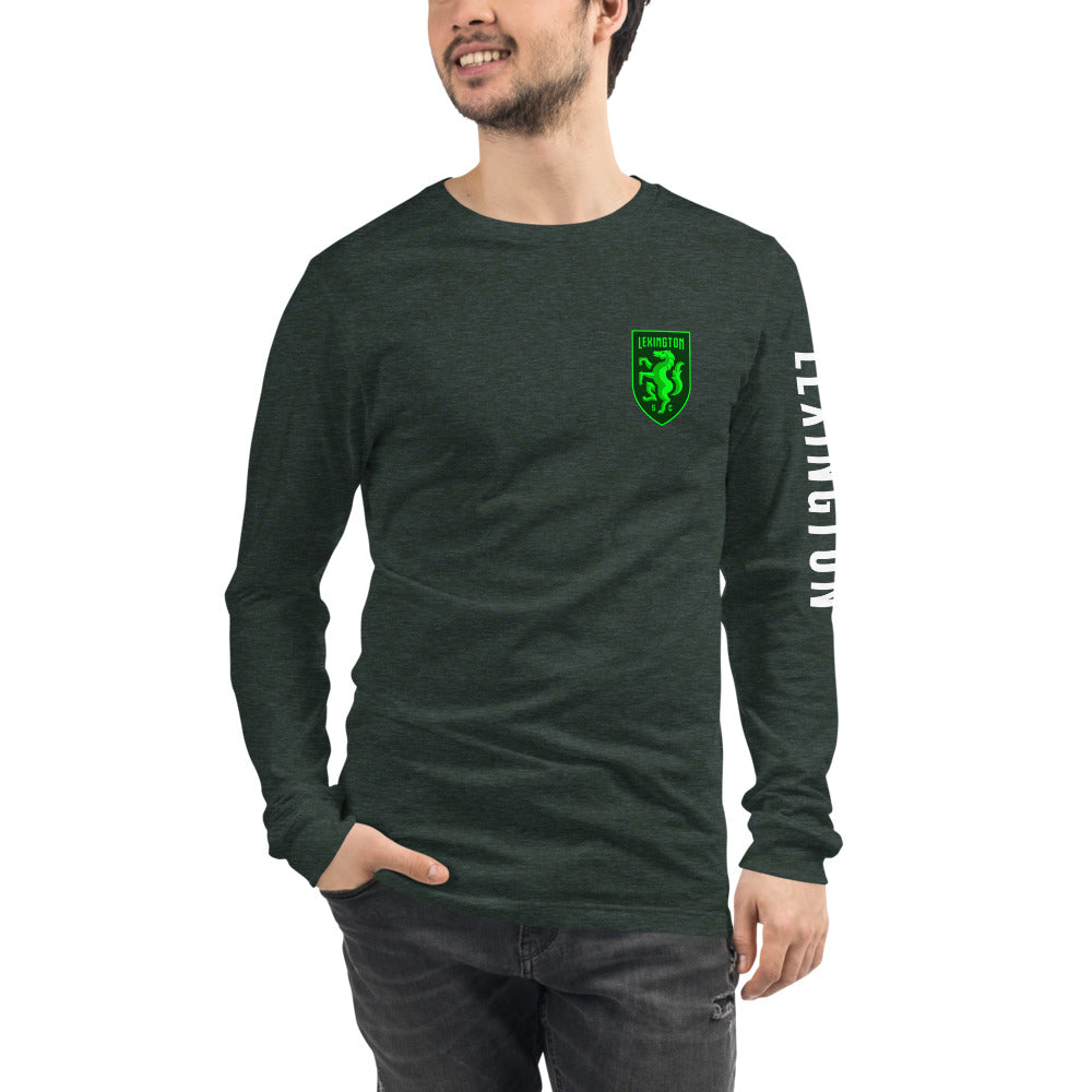 Lexington SC LC/Sleeve Crest 2-Hit Unisex Long Sleeve T-Shirt