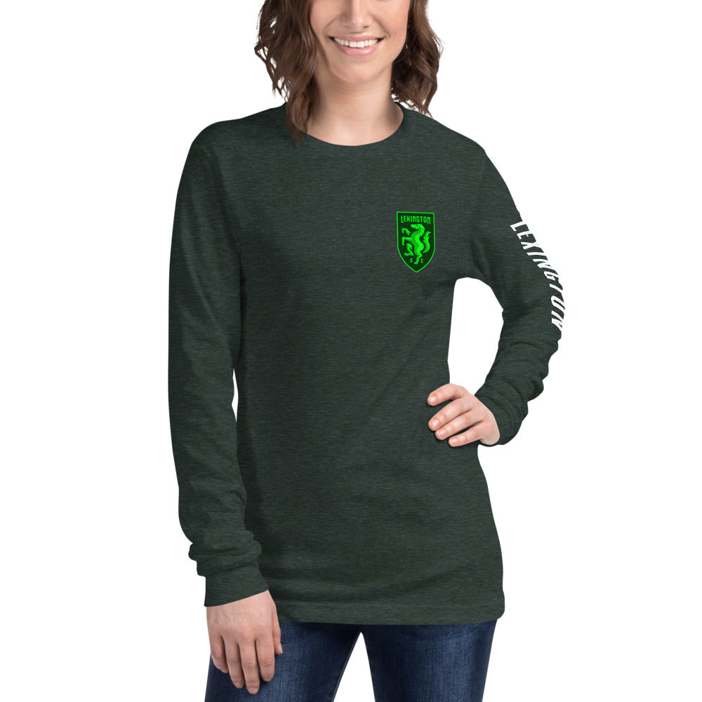 Lexington SC LC/Sleeve Crest 2-Hit Unisex Long Sleeve T-Shirt