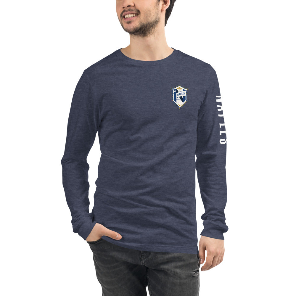 FC Naples LC/Sleeve Crest 2-Hit Unisex Long Sleeve T-Shirt