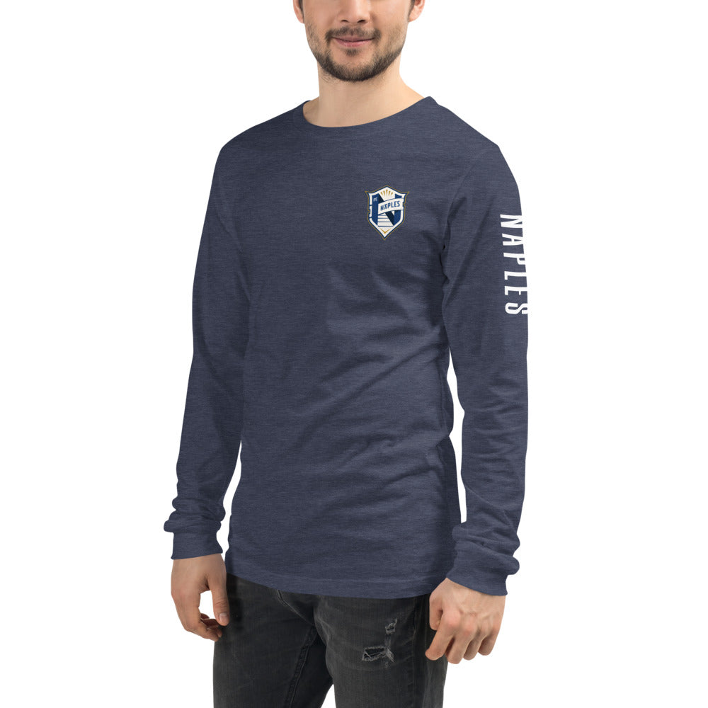 FC Naples LC/Sleeve Crest 2-Hit Unisex Long Sleeve T-Shirt