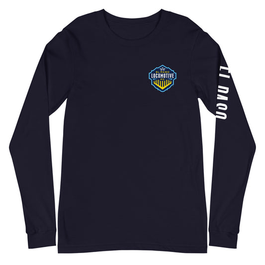 El Paso Locomotive LC/Sleeve Crest 2-Hit Unisex Long Sleeve T-Shirt