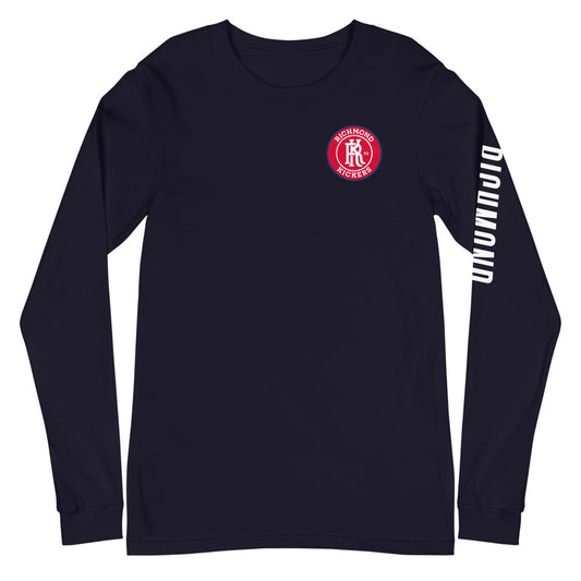 Richmond Kickers LC/Sleeve Crest 2-Hit Unisex Long Sleeve T-Shirt