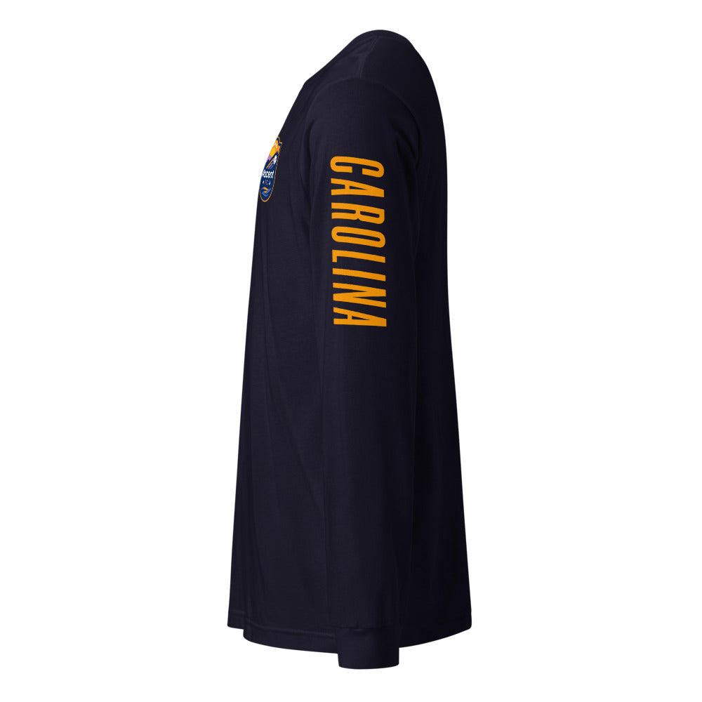 Carolina Ascent FC LC/Sleeve Crest 2-Hit Unisex Long Sleeve T-Shirt
