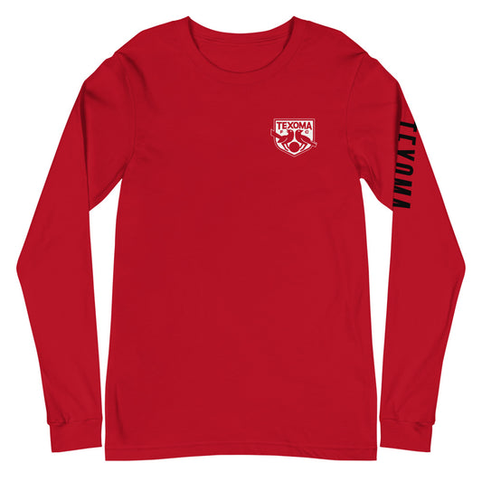 Texoma FC LC/Sleeve Crest 2-Hit Unisex Long Sleeve T-Shirt